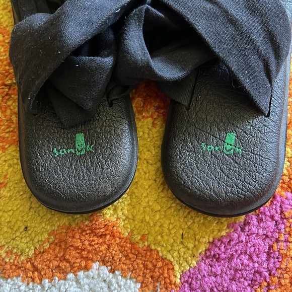 Sanuk Womens Yoga Sling 2 Knit Thong Slingback Sandals WOMENS 9 - Picture 6 of 7